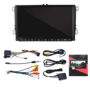 9 Inch 2 DIN for Android 8.1 Car Stereo Quad Core 1+16G Radio Touch Screen GPS bluetooth WIFI for VW