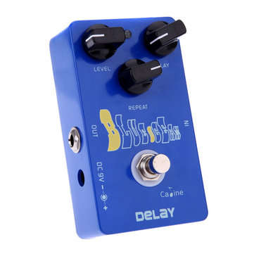 Caline CP-19 Blue Ocean Delay Guitar Effects Pedal True Bypass 25ms-600ms Delay Time