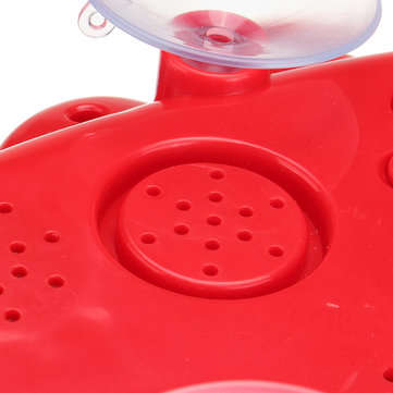 Adorable Crab Bubble Machine Music Bubble Maker Bath Baby Bath Shower Fun Red Plastic Toys