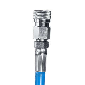 HPA tank fill Adapter Scuba Fill Station with 72" 182cm Blue High Pressure Whip