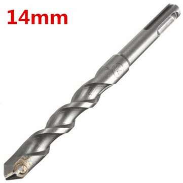 6-16mm Round Shank 150mm Long SDS Rotary Hammer Concrete Masonary Drill Bit  (SIZE: 14MM)