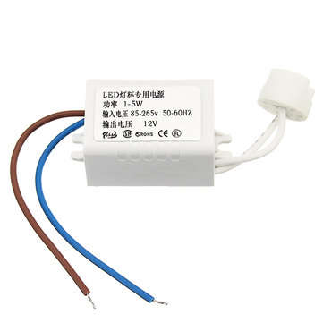 LED High Power MR16 G4 1-5W LED Driver Power Supply Transformer AC85-265V to DC12V