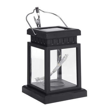 LED Solar Powered Hanging Lantern Light Outdoor Garden Table Fairy String Lamp Waterproof Courtyard