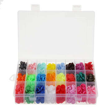 350Pcs DIY Craft KAM Snaps T5 Snap Starter Plastic Poppers Fasteners + Pliers