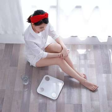 YUNMAI Mini2 Smart Body Fat Scale LED Screen Intelligent Data Analysis APP Control Digital Weighing