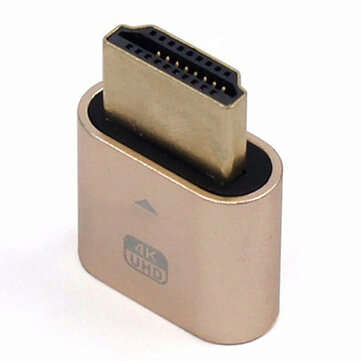 ITHOO HDMI-compatible Dummy Plug 4K Display Emulator HD Virtual Display Adapter for Computer Desktop