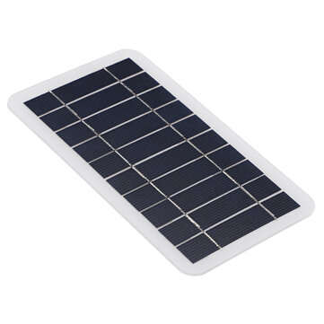 2W 5V Sunpower Solar Panel Polysilicon Solar Panel USB Charger for Outdoor Cycling Climbing Hiking C