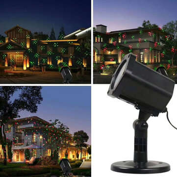 Christmas Outdoor Laser Light Projector with Wireless Remote Controller Red Green Star... (TYPE: .A)
