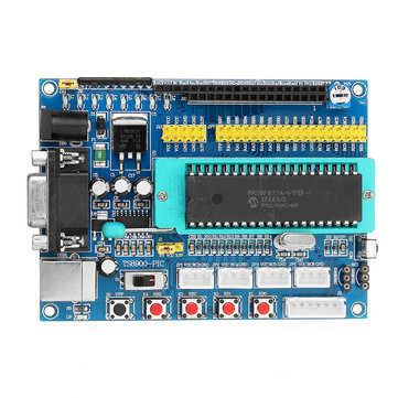 DC 12V PIC16F877A PIC Minimum System Development Board Emulator JTAG ICSP Program Minimum System Mic