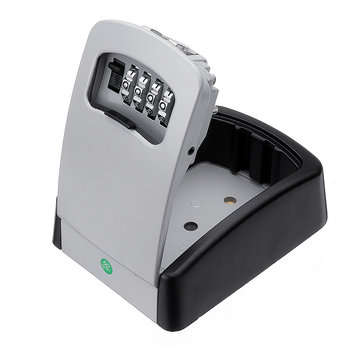 4 Digit Wall-mounted Curved Key Card Password Box