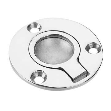 50x41mm Stainless Steel Circle Recessed Flush Ring Pull Handle Hatch Locker Boat Hatch Handle