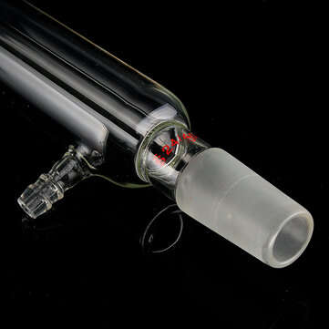 300mm 24/40 Glass Straight Liebig Condenser West Condenser Lab Distillation Glassware
