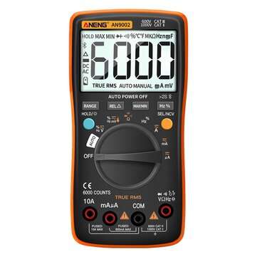 ANENG AN9002 Digital bluetooth True RMS Multimeter 6000 Counts Professional Auto Multimetro AC/DC Cu