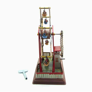 Sky Steel Classic Vintage Clockwork Wind Up Children Kids Tin Toys With Key