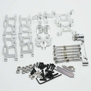 Wltoys 144001 1/14 Metal Upgrade Swing Arm Steering Seat Rear Wheel Seat C Seat R... (COLOR: SILVER)