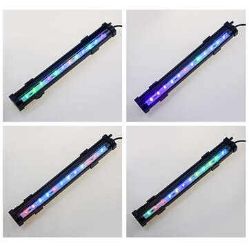 Aquarium Plant Fish Tank Underwater Submersible Waterproof Color LED Air Light (LENGTH: 15CM)