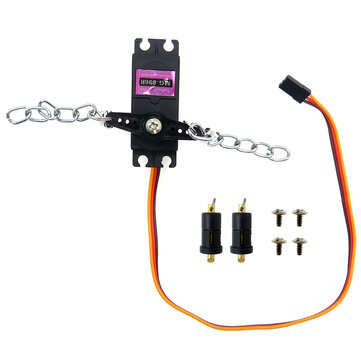 Flytec 2011-5 Generation 2.4G Fishing Bait RC Boat Spare Steering Servo Set Model Parts