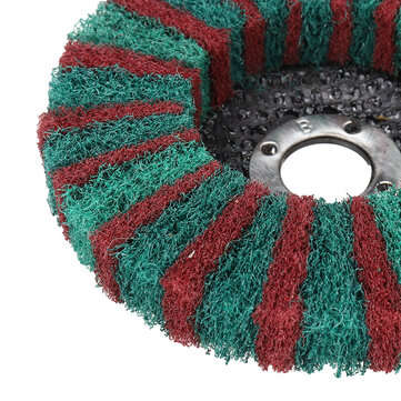 8Pcs 4 Inch Pattern Fiber Disc Polishing Grinding Wheel Scouring Pad Buffing Wheel for Angle Grinder