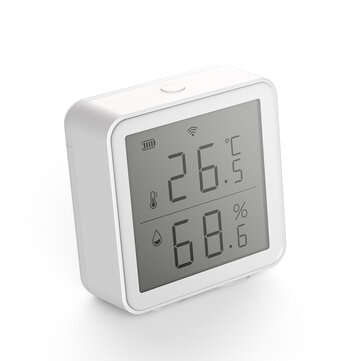 EMASTIFF Tuya WIFI Smart Temperature and Humidity Sensor LCD Display Wireless Temperature and Humidi