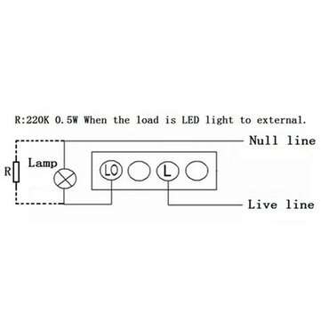 AC90-270V Dual Probe Detection PIR Motion Sensor Light Switch Delay Time for Indoor Stairs Use