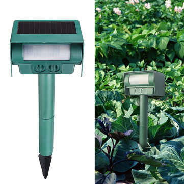 Solar Ultrasonic Vibrating Rodent Mole Solar Snake Repeller Sonic Wave Gopher Repeller Vole Cha-ser