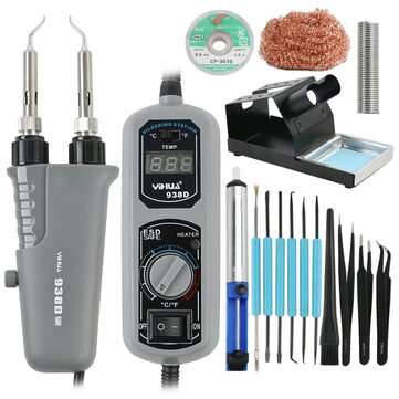 YIHUA 938D Electric Heating Tweezers Electric Heating Pliers Soldering Station for... (PLUG: USPLUG)