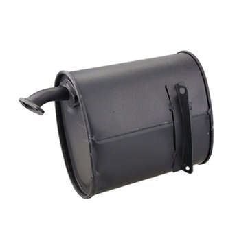 Universal Black Iron 2-3KW Exhaust Muffler Silencer for 5.5HP 6.5HP 3500W 4000W Gasoline Generator