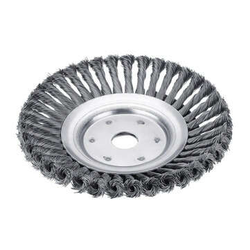 6/8 Inch Steel Wire Trimmer Head Grass Brush Cutter Wheel Grout Weeding Eater Plate... (SIZE: 8INCH)