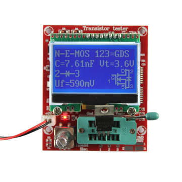 Original Hiland M644 Transistor Tester LCR Diode Transistor Zener Quartz Measurement Frequency Count