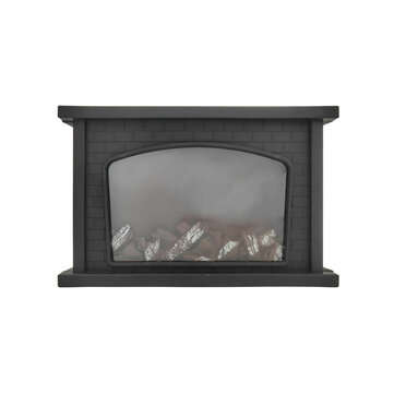 USB Rechargeable Creative Fireplace Flame Lamp Nordic Style Flame Effect Portable LED Simulation Fir