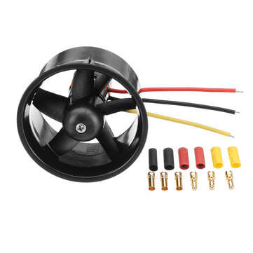 64mm Ducted Fan EDF Unit With 4500KV Brushless Outrunner Motor for RC Model