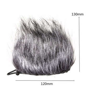 Microphone Muffler Fur Windscreedn For Sony D50 Zoom H1 H2N H4N Q3 Q3HD Recorder
