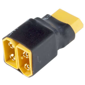 RJX Parallel Serial 1 XT-60 Male Plug to 2 Female Plug Connector Adapter For Lipo ... (PLUG: SERIES)