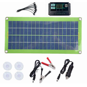 DC 200W 18V Solar Panel Kit Double USB Port Controller Power Bank Portable Battery Cha... (TYPE: #4)