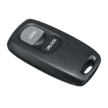2 Buttons Remote Key Shell Case with CR2025 Battery For Mazda 3/5/6 Car