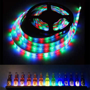 Bakeey 5V USB Power LED Strip Lights 3528 RGB TV Backlight Bluetooth APP Remote Music (LENGTH: 1M)