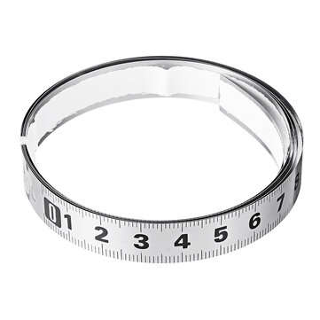 Large Font Self Adhesive Metric Ruler Miter Track Tape Measure Steel Miter Sa... (SIZE: 1.5M-0-1.5M)