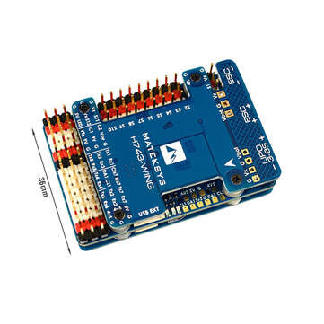 Matek Systems H743-WING STM32H743VIT6 Flight Controller OSD 3~8S MPU6000 MicroSD Blackbox 5V/9V BEC