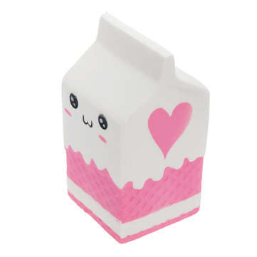 Squishy Jumbo Pink Milk Bottle Box 11cm Slow Rising Soft Collection Gift Decor Toy