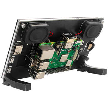 Catda Raspberry Pi 4B/3B 7-inch Monitor Display HDMI Touch Screen Computer Jetson Nano with Speaker