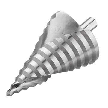 6-60mm HSS 4341 Step Drill Bit Hight Steel Speed 12 Steps Straight Flute Step Drill