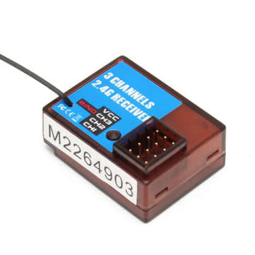 JLB Cheetah 11011 21101 J3 1/10 RC Spare 2.4G 3CH Receiver for EC1009 Remote Control Parts