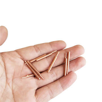 8Pcs Spot Welder Welding Needle Aluminum Oxide Copper 3mm Eccentric Rod Welding Machine Welding Pen