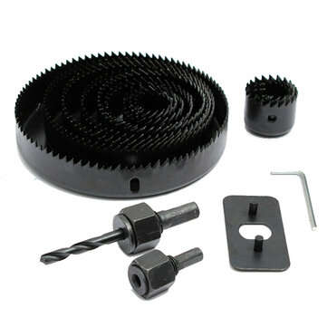 16pcs 19-127mm Hole Saw Cutter Set Wood Metal Cutter Drill Bit Set Woodworking Cutting Set Drilling