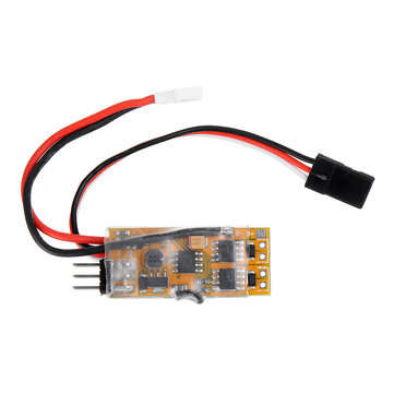 Payne 1S DC 3V-6V Two-Way Unidirectional Brushed ESC 6A x 2 With Dual-Way Servo Output Support SBUS