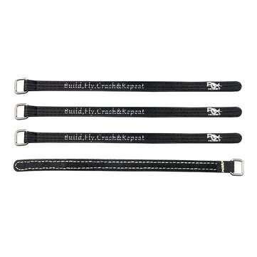 4Pcs RJXHOBBY 10mm Non-Slip Silicone Metal Plastic Buckl... (LENGTH: 150X10MM | TYPE5: )