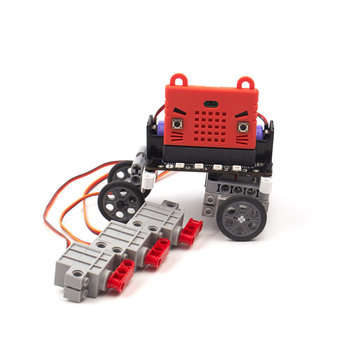 4PCS Microbit Robotbit Geek Servo Motor 270 Degree Rotation for LEGO RC Robot (COLOR.: RED)