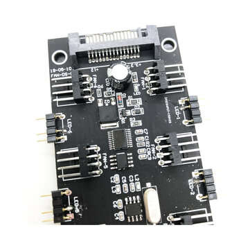 4PIN ARGB 5V 3-pin 7-bit 2-in-1 Controller Cooling with Remote Control for CPU FAN Cooling Control