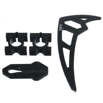 Carbon Fiber Tail Boom Tail Flap for OMPHOBBY M2 V2 RC Helicopter Spare Parts
