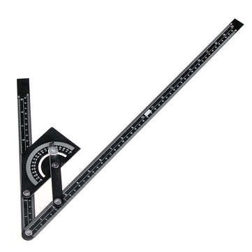 Angle Ruler Angle Protractor Stainless Steel 180 Angle Finder Measure Ruler Gauge Tool 230x500mm